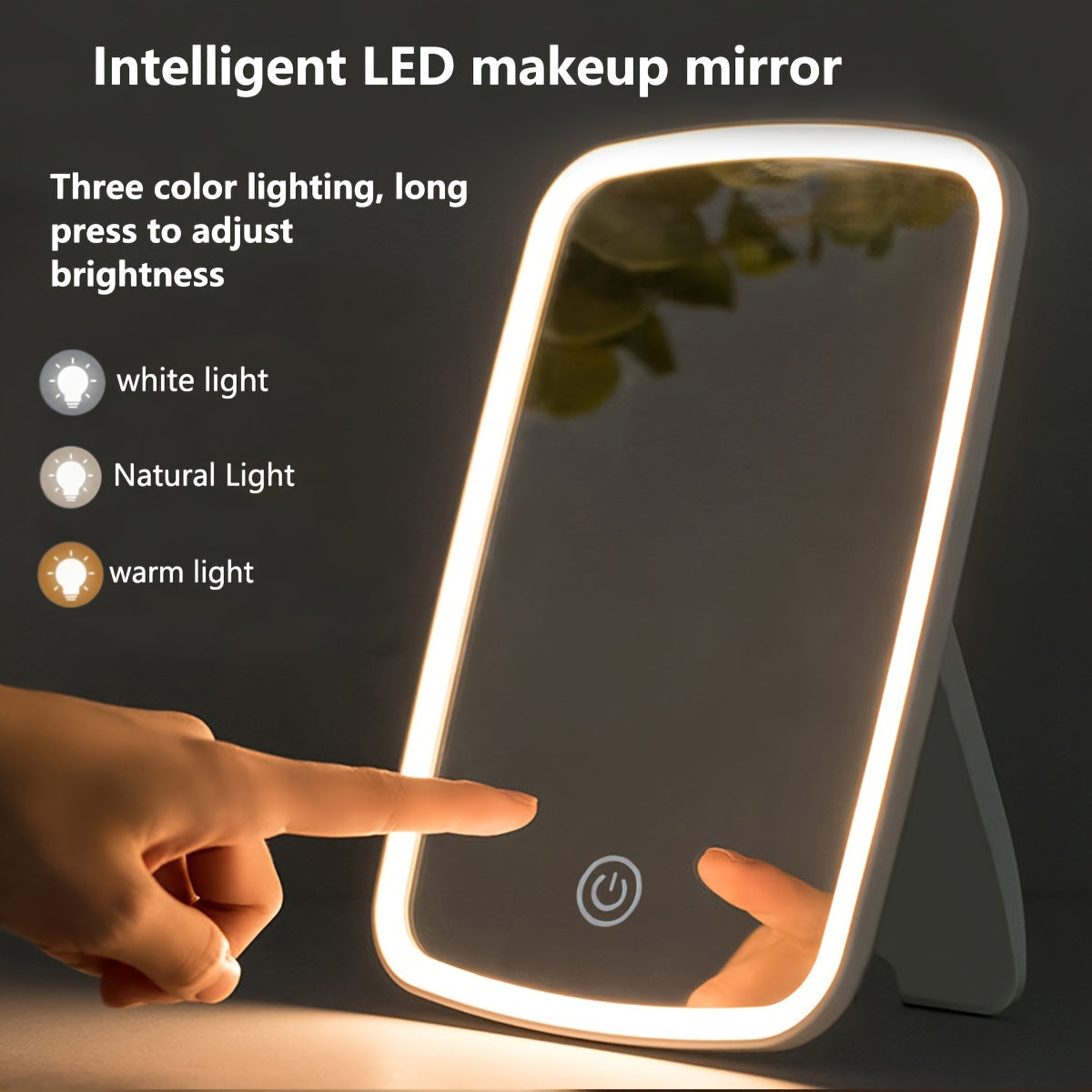 GlowPerfect LED Makeup Mirror - Lighting and Style in One