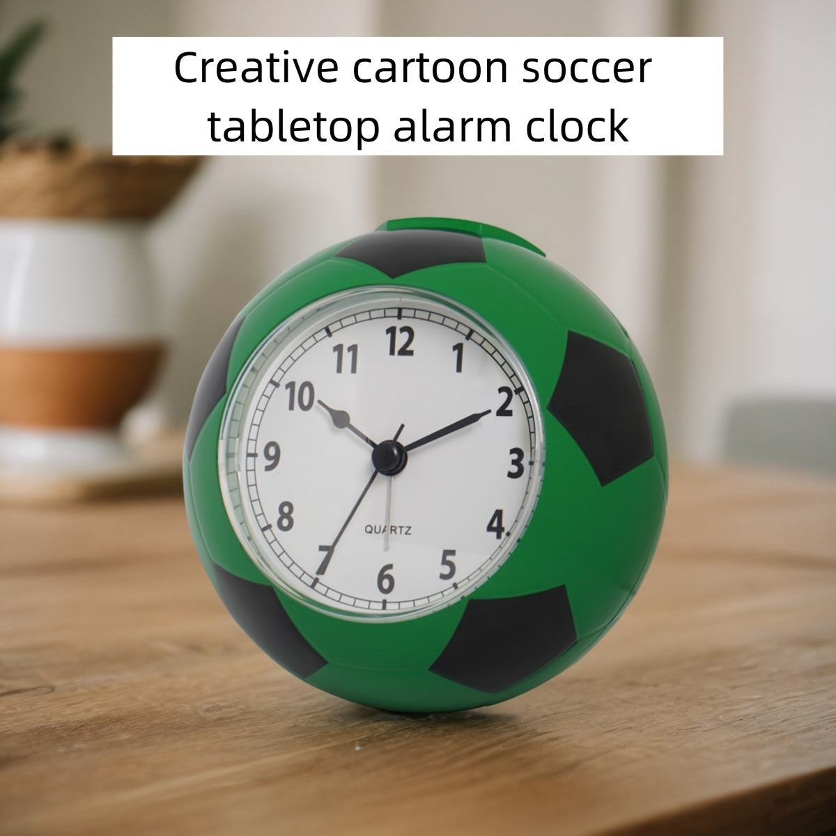 Creative Football-Shaped Alarm Clock – With Music and Unique Design for Young and Old