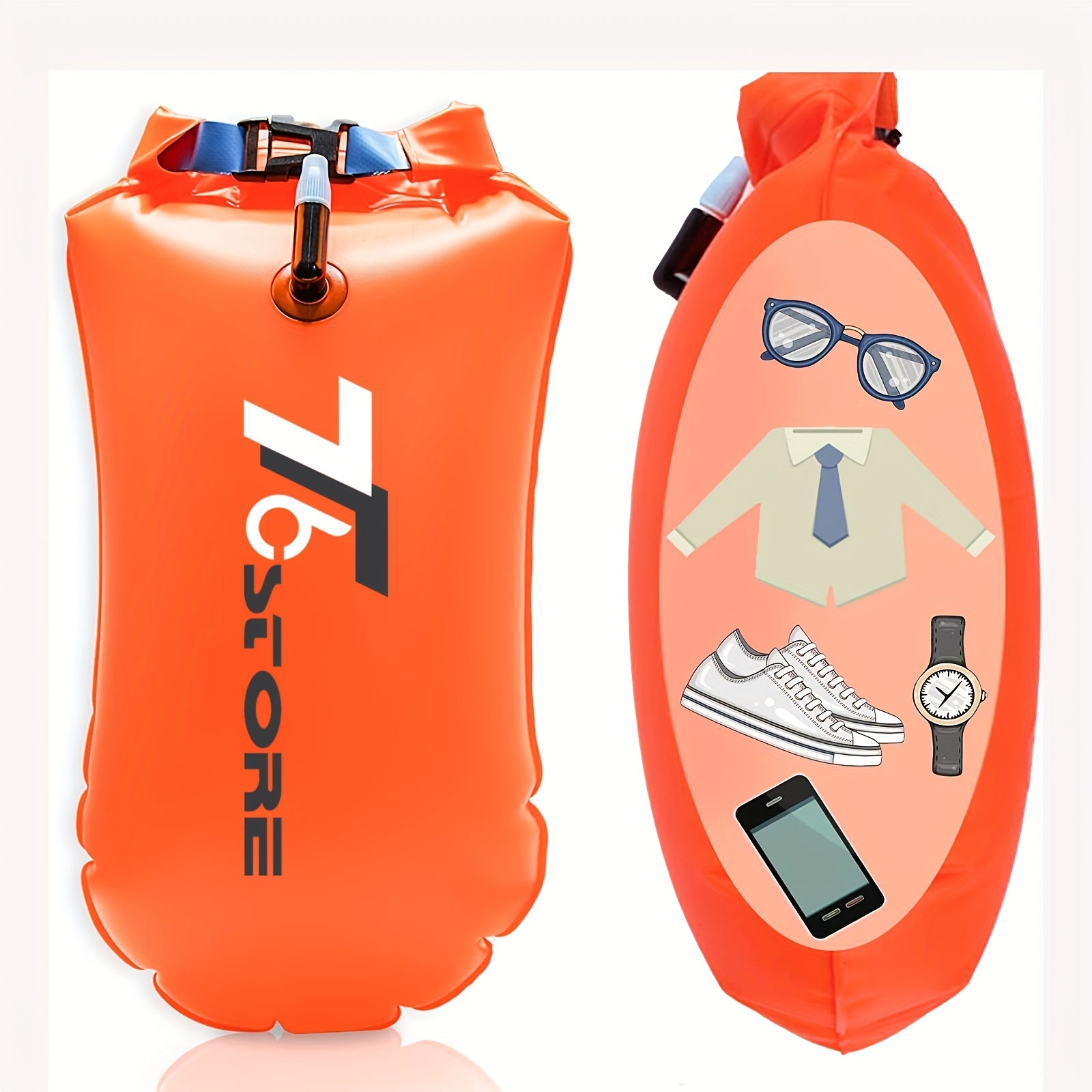 20L Waterproof Swim Buoy with Storage – Safe and Practical for Open Water Swimming