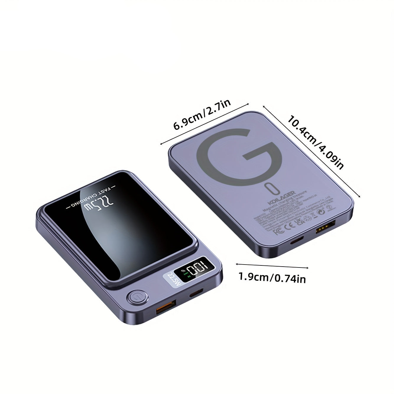 Magnetic Power Bank – Ultra Slim with Super Fast Wireless Charging
