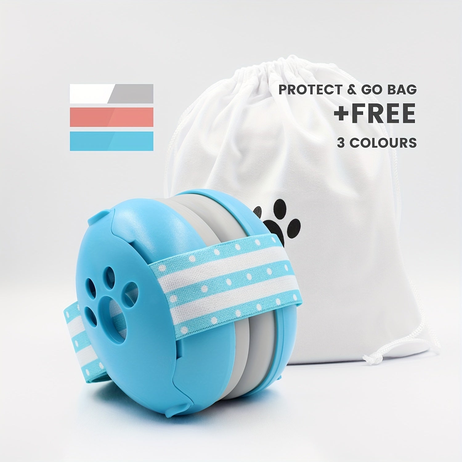 Baby Ear Muffs – Noise Reduction and Adjustable Anti-Slip Headband for Outdoor Activities
