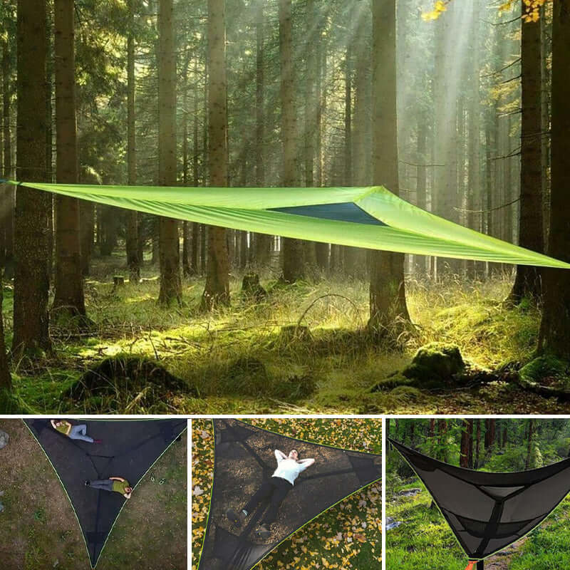 Outdoor Multi-Person Hammock with 3-Point System – Spacious and Comfortable