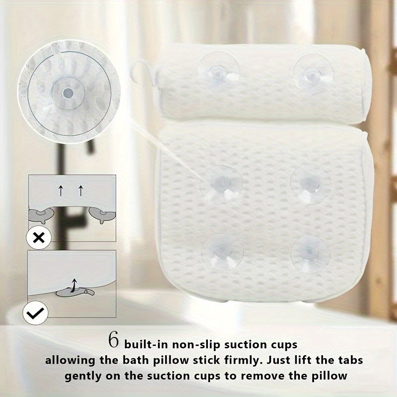 Relax Luxe Bath Pillow – Comfort and Support for Every Bathtub
