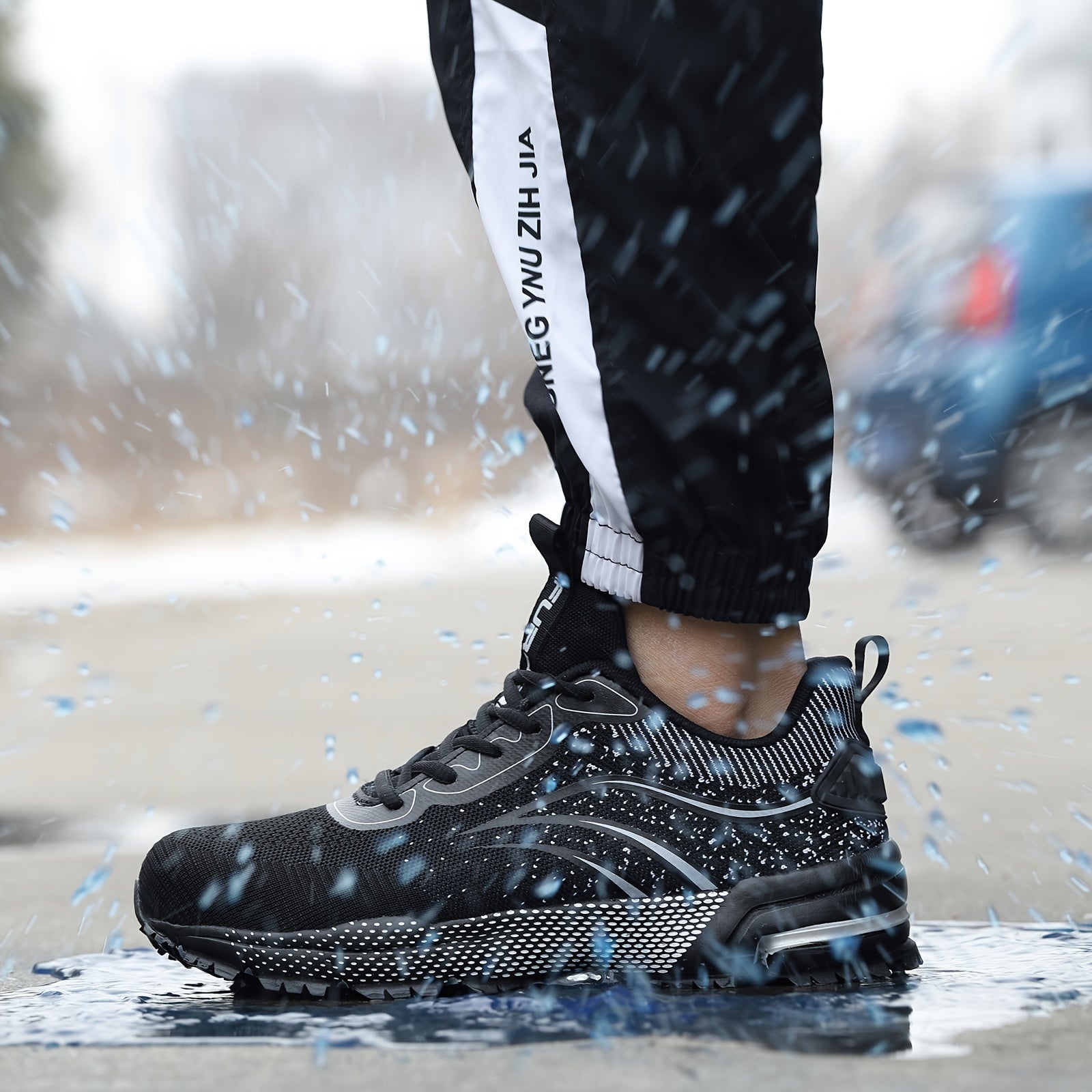 Trendy Safety Work Sneakers for Men – Anti-Slamming & Puncture Resistant