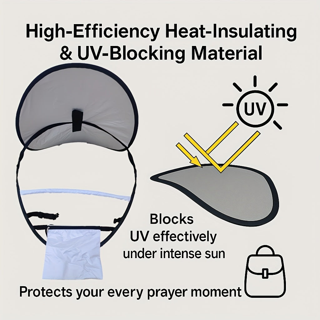 Ergonomic Portable Prayer Shoe – UV Protection with Adjustable Straps