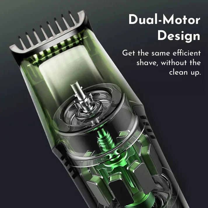 TrimMaster Vacuum Beard Trimmer - Wireless and Mess-Free Trim Comfort