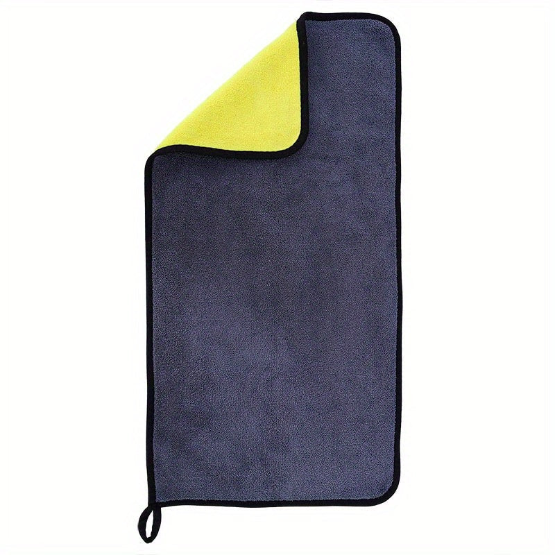 Double-Sided Coral Fleece Car Wash Towel – Soft and Absorbent for Shine