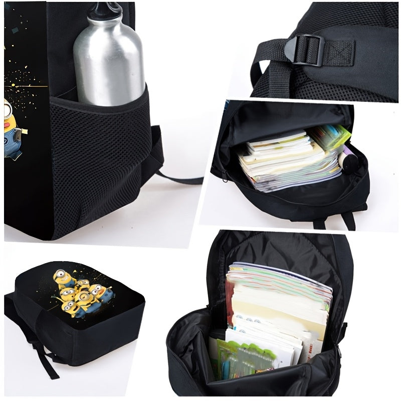 Minions School Set - Backpack, Lunch Bag & Pencil Case for Kids