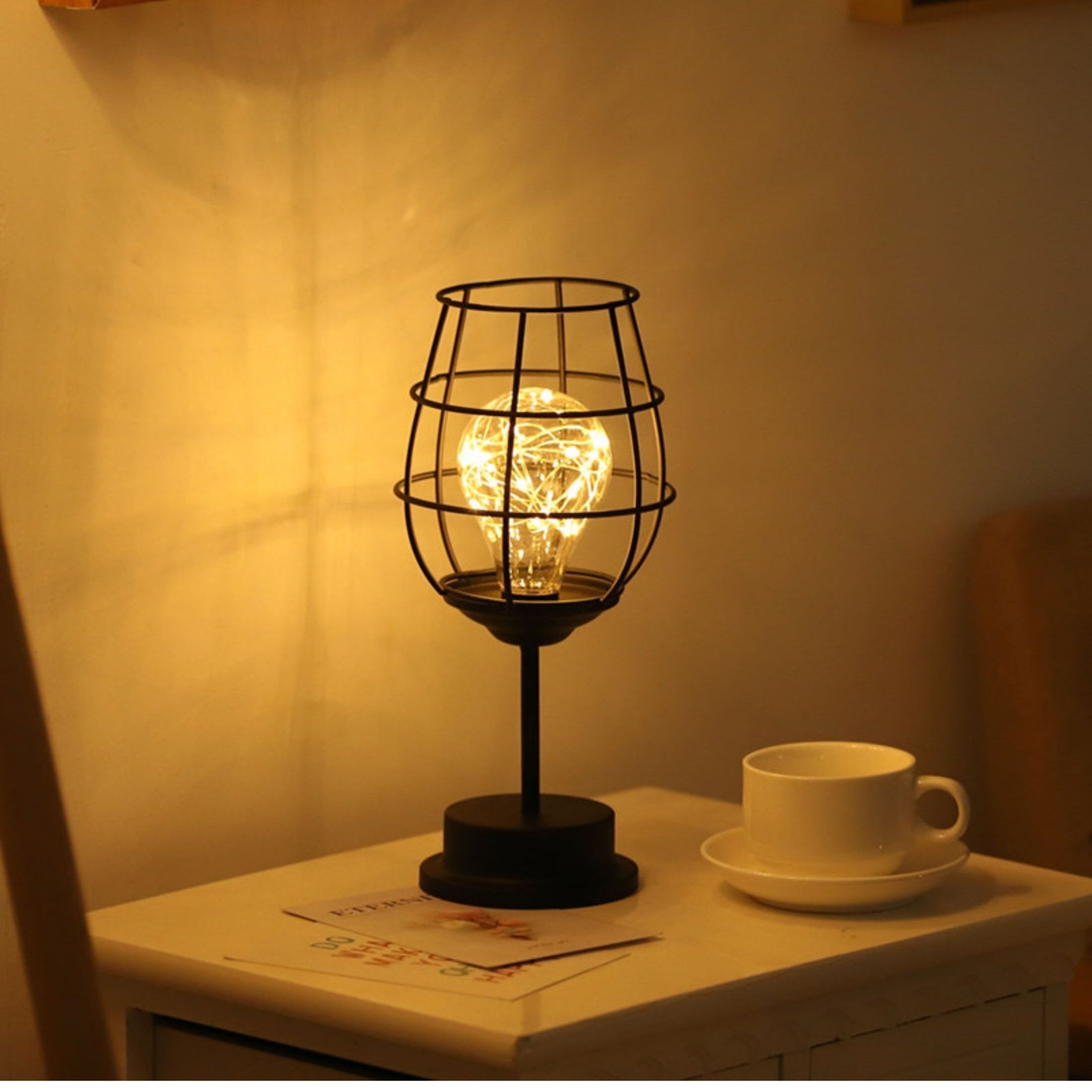 Edison Vintage Table Lamps – Industrial Style, Atmospheric Lighting