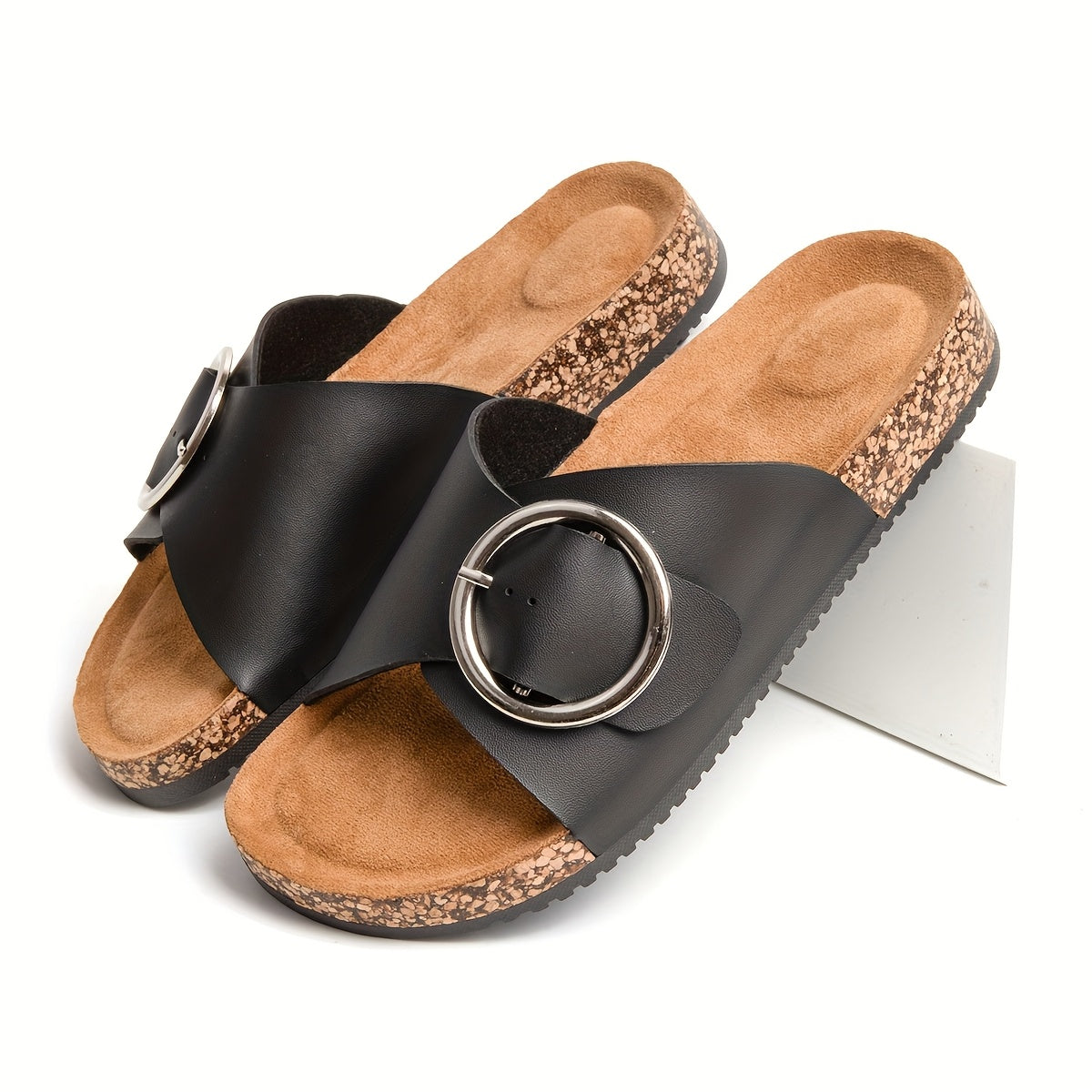 Modern Women's Sandals with Metal Buckle – Comfortable and Stylish for Every Season