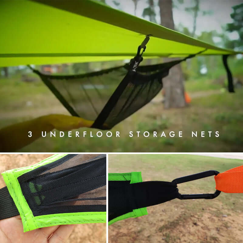 Outdoor Multi-Person Hammock with 3-Point System – Spacious and Comfortable