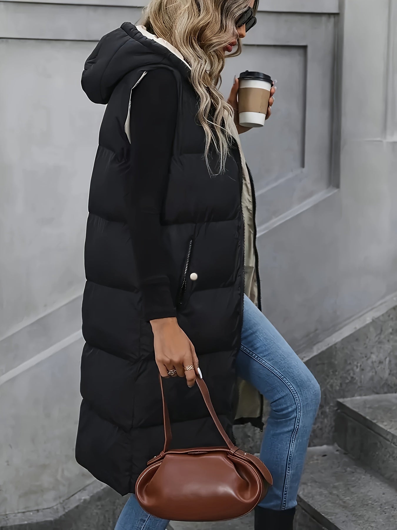 Eva Puffy Vest - Stylish and Warm for Women in Autumn and Winter