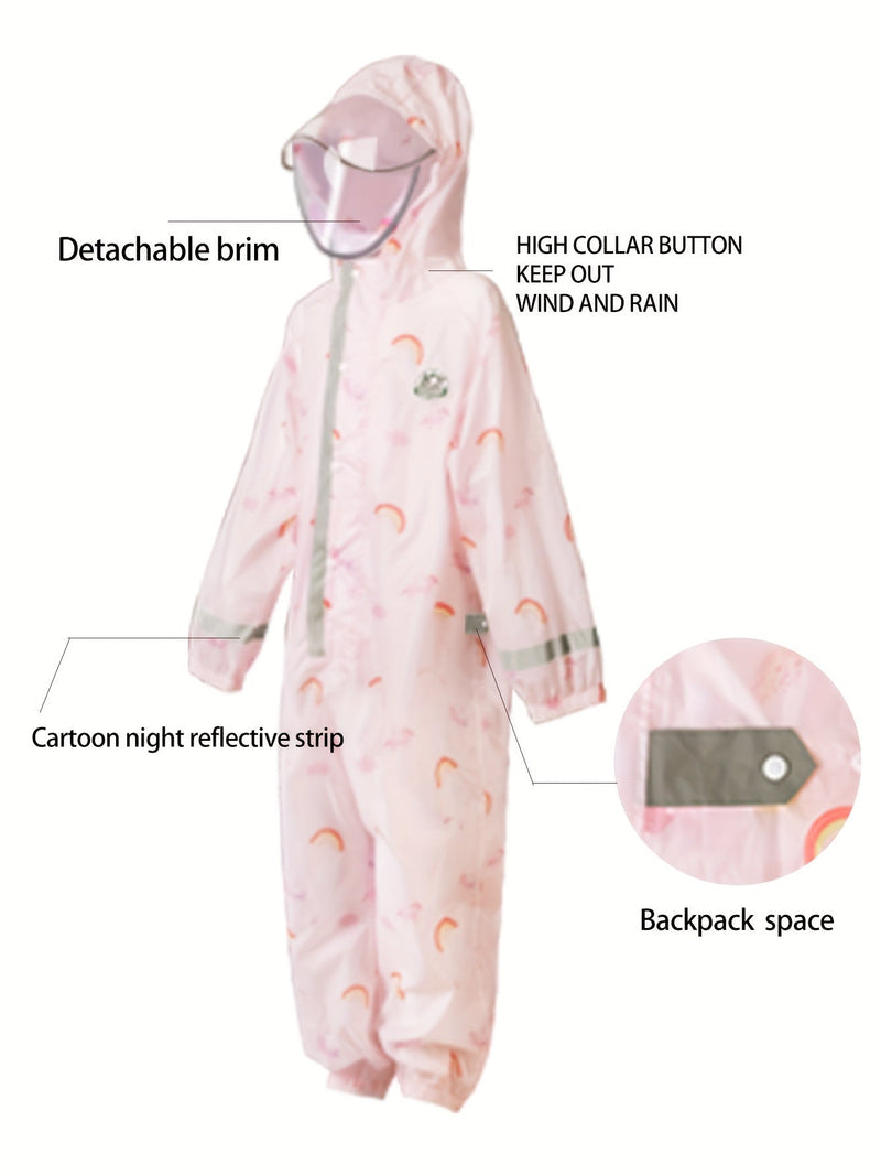 Kids' Dinosaur Rain Suit – Protective and Comfortable for Outdoor Adventures
