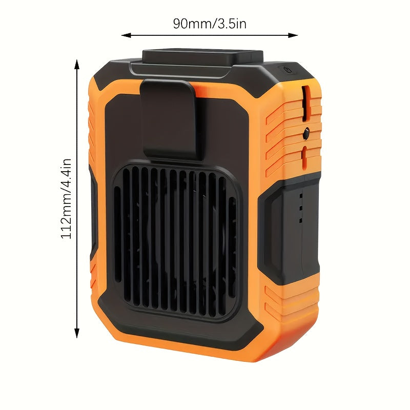 USB Rechargeable Waist Fan – Portable with Three Speed Settings