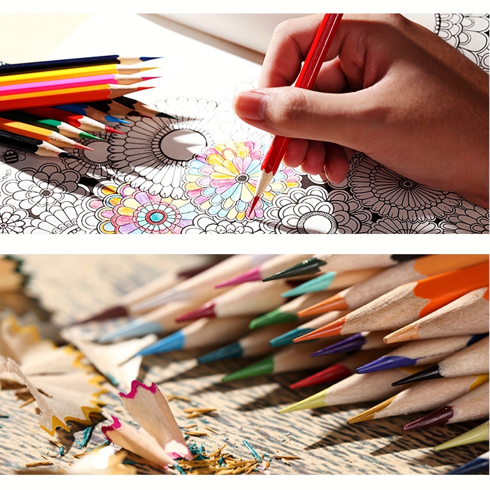 Set of 48 Colored Pencils – Professional Quality for Drawing and Painting Projects