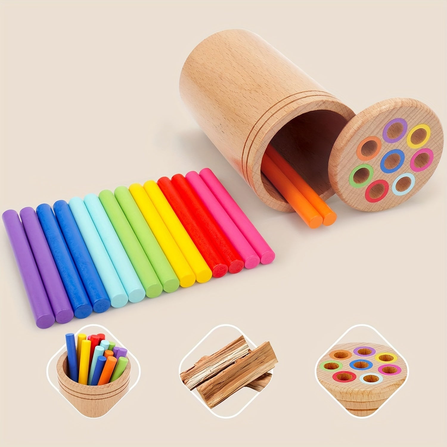 Colorful Balancing Sticks – Develop Hand-Eye Coordination and Color Recognition