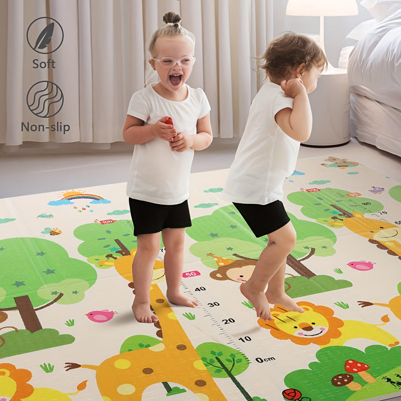 Educational Playmat – Learn and Grow with Animals and Nature