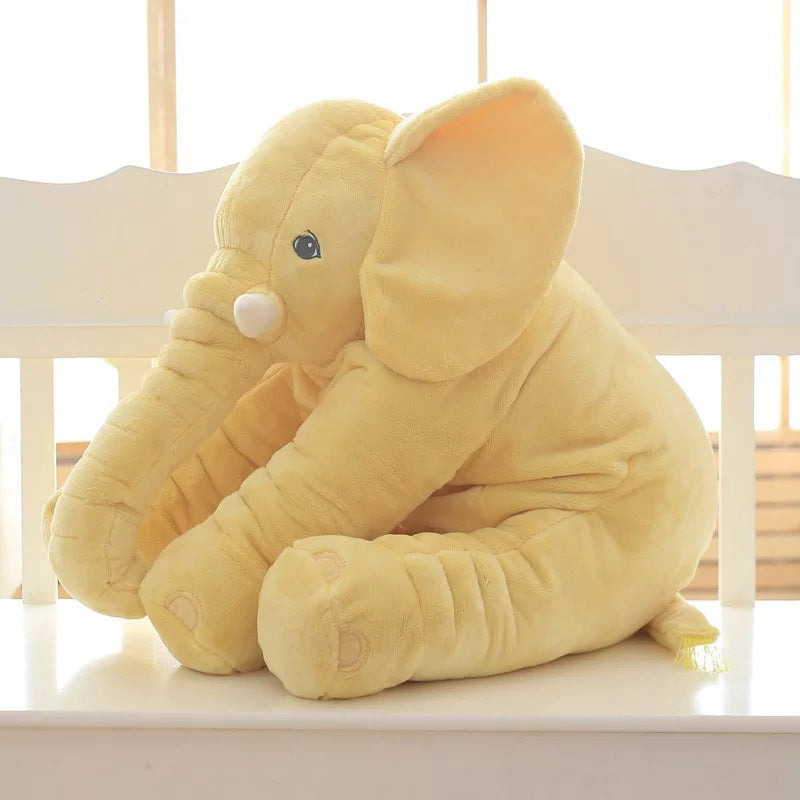 Elephant Cuddle Baby Pillow – Soft, Cuddly, and Comfortable
