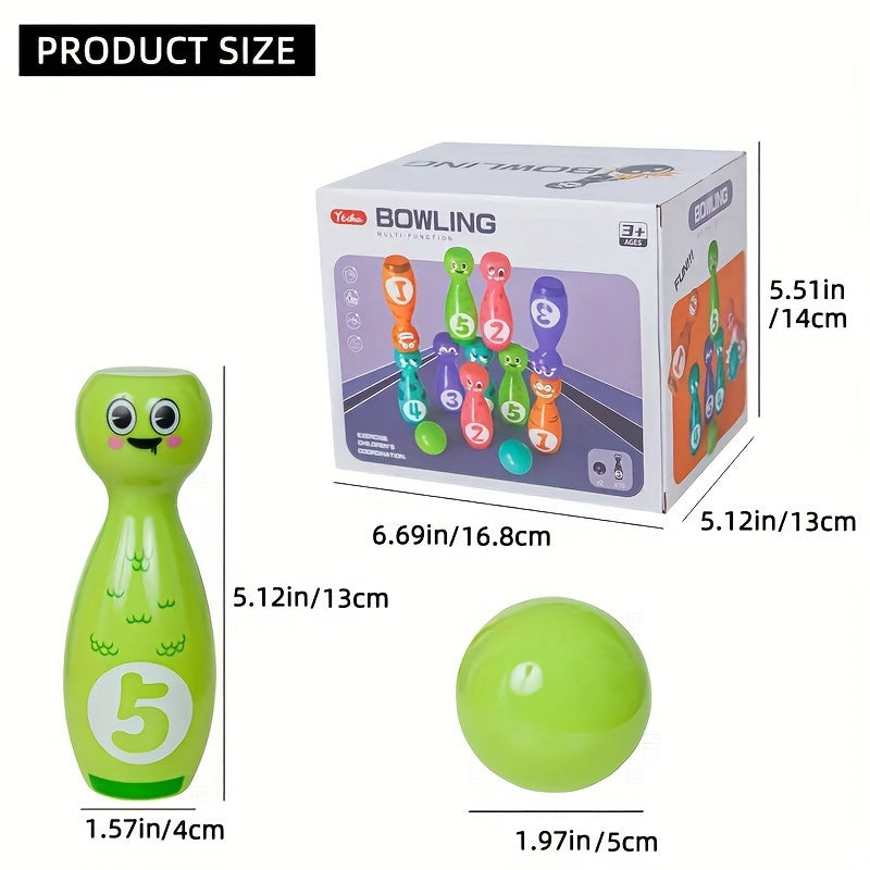 Cheerful Kids Bowling Set - For Fun and Development