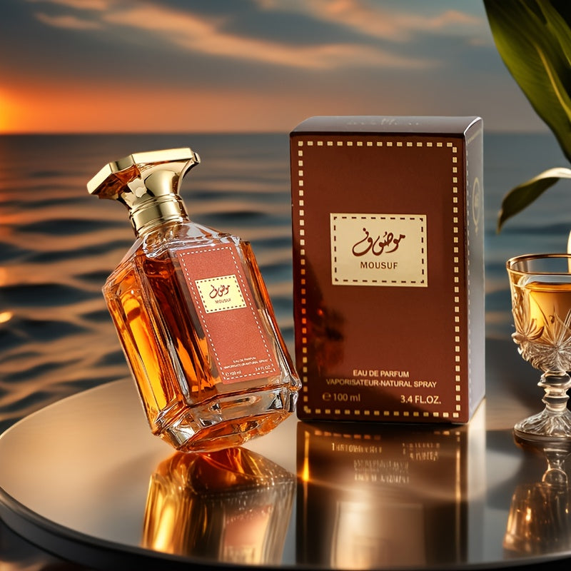 Mousuf Men’s Eau de Parfum – Sandalwood & Amber Essence