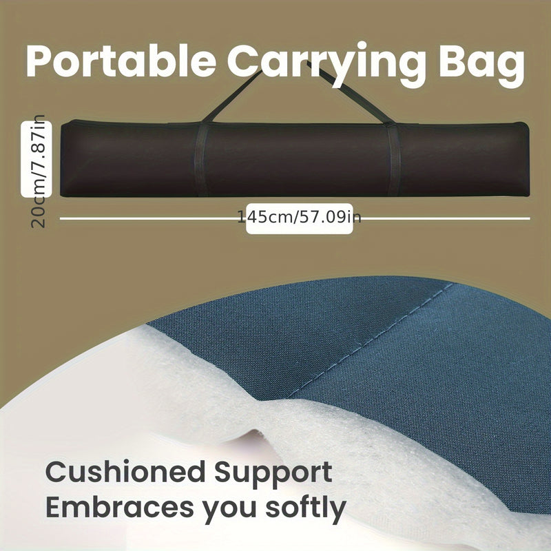 Padded Hammock with Stand – Comfortable Bamboo Spreader and Cushion