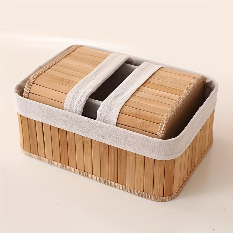 Bamboo Storage Baskets Set – Naturally and Atmospherically Organizing Your Home