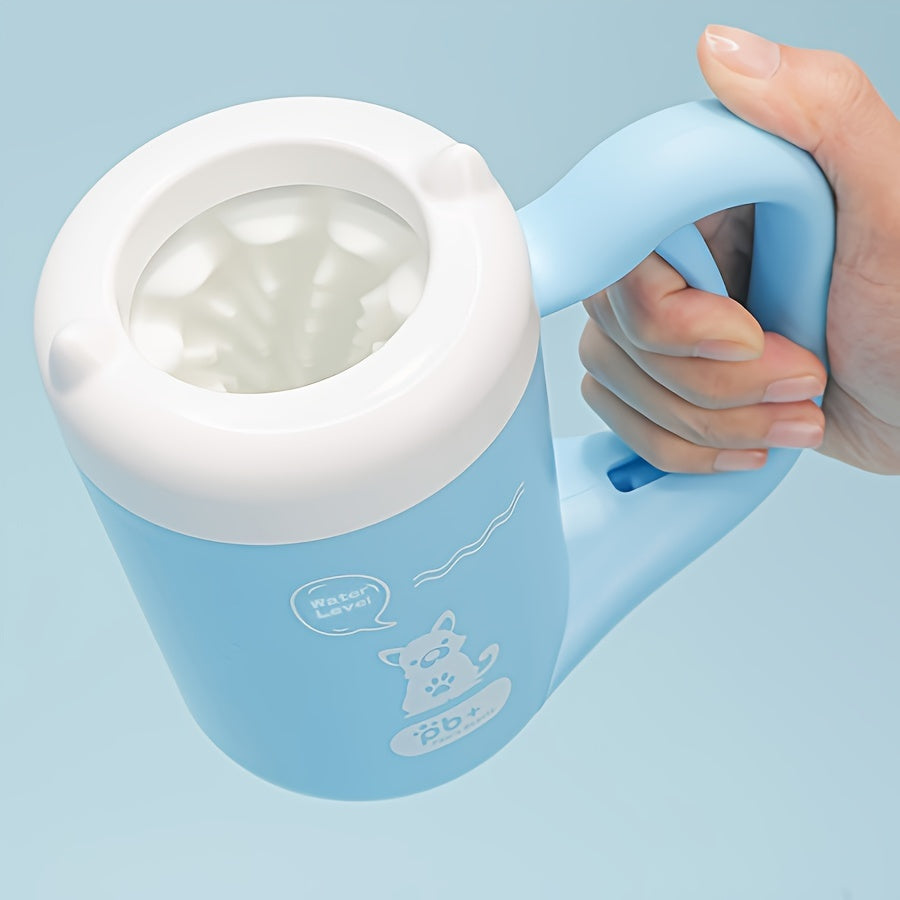 Silicone Dog Paw Cleaner Cup – Portable & Soft Bristle Foot Washer