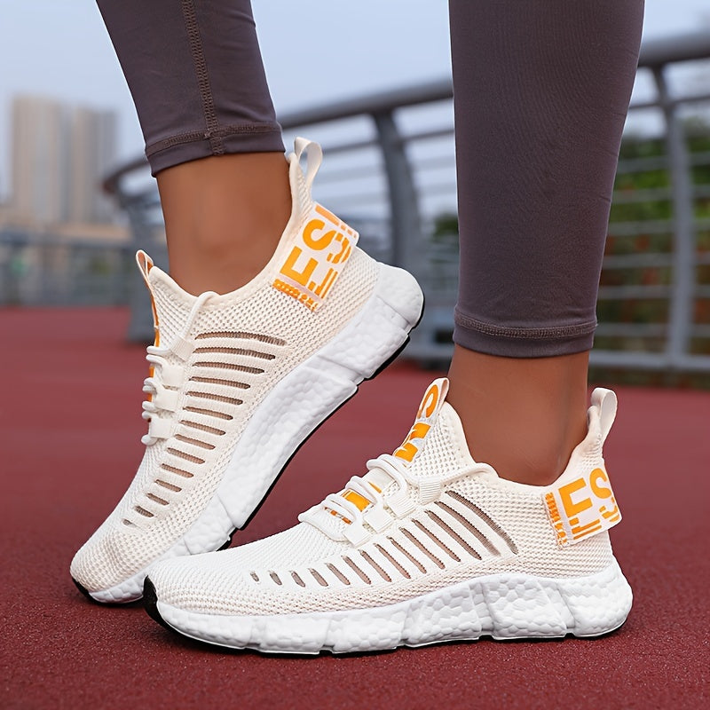 Breathable Knit Platform Sneakers for Women – Comfortable and Trendy