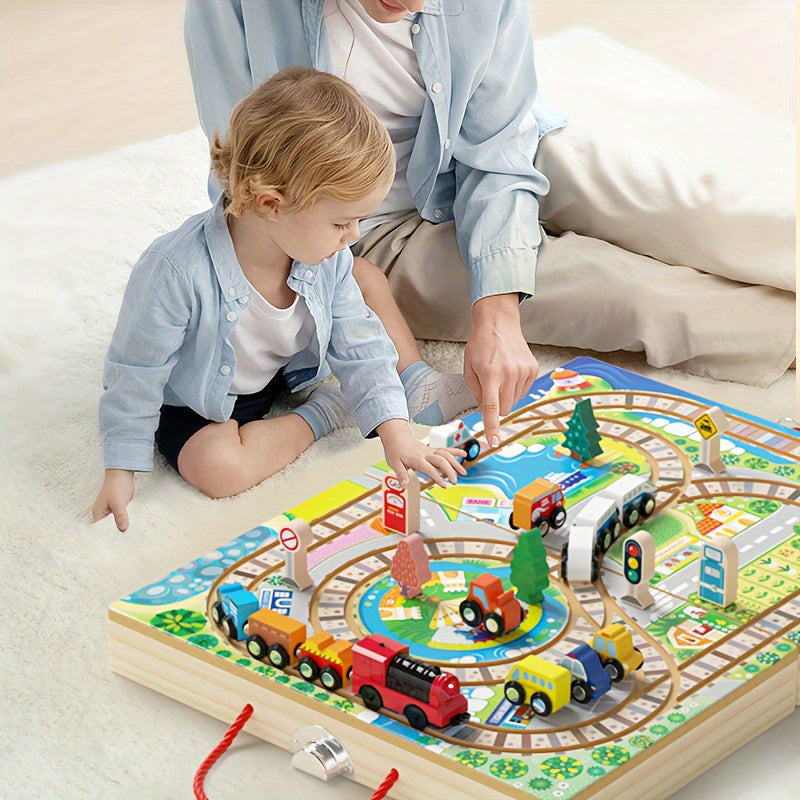 Wooden City Building Block Set - Fun Play Experience for Children