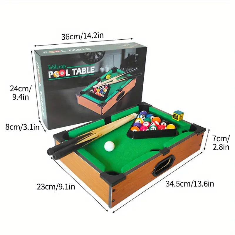 Compact Pool Table - For Endless Play Fun