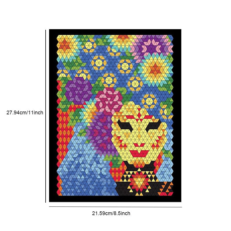 Colorful Creative Paint by Numbers Book - For relaxation and fun