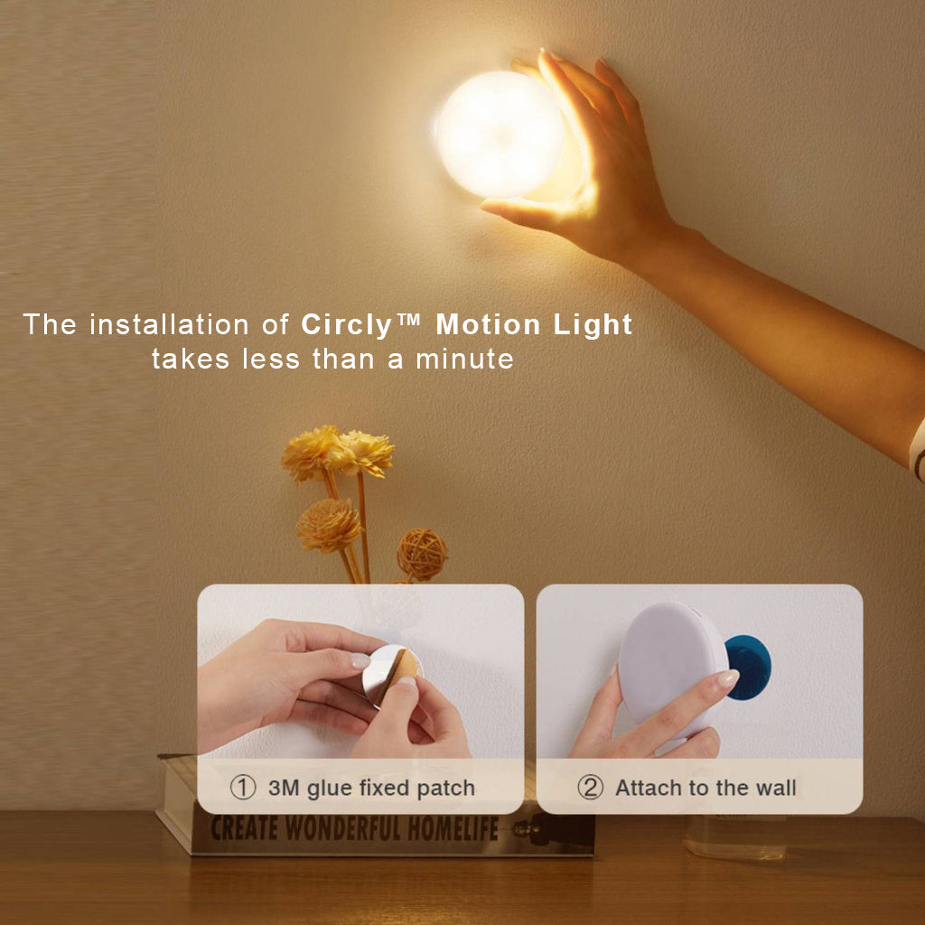 Circly Rechargeable LED Lamp – Convenient Lighting with Motion Sensor