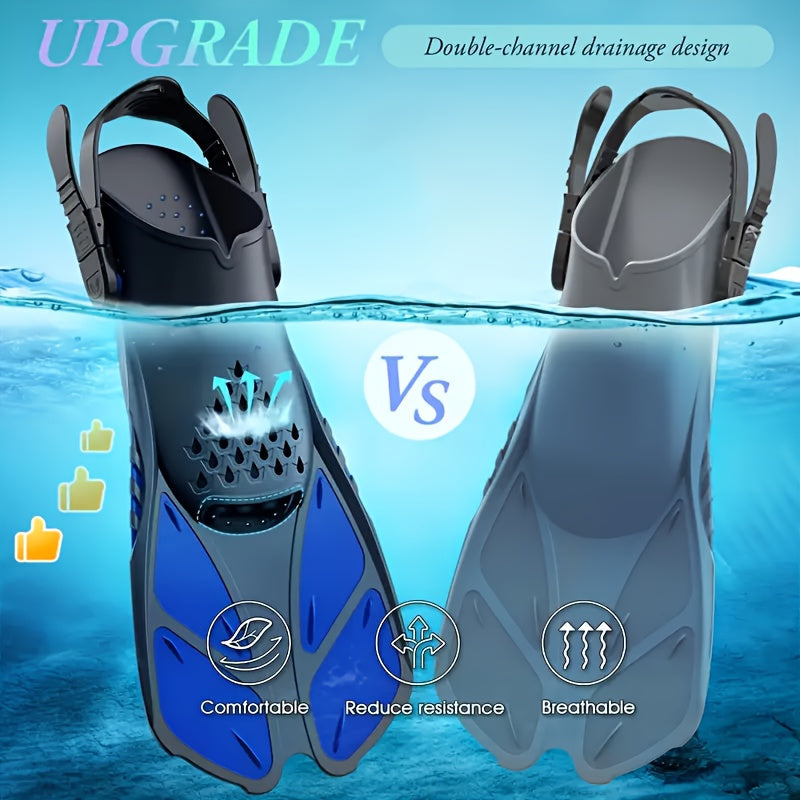 AquaFlex Snorkel Fins – Ideal for Swimming and Snorkeling