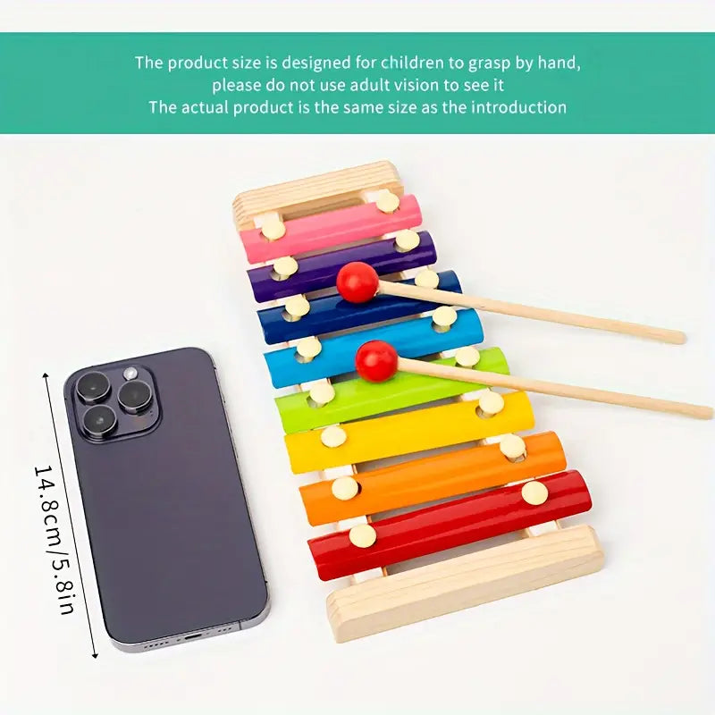 Colorful Wooden Toy Set - Educational Toys for Children