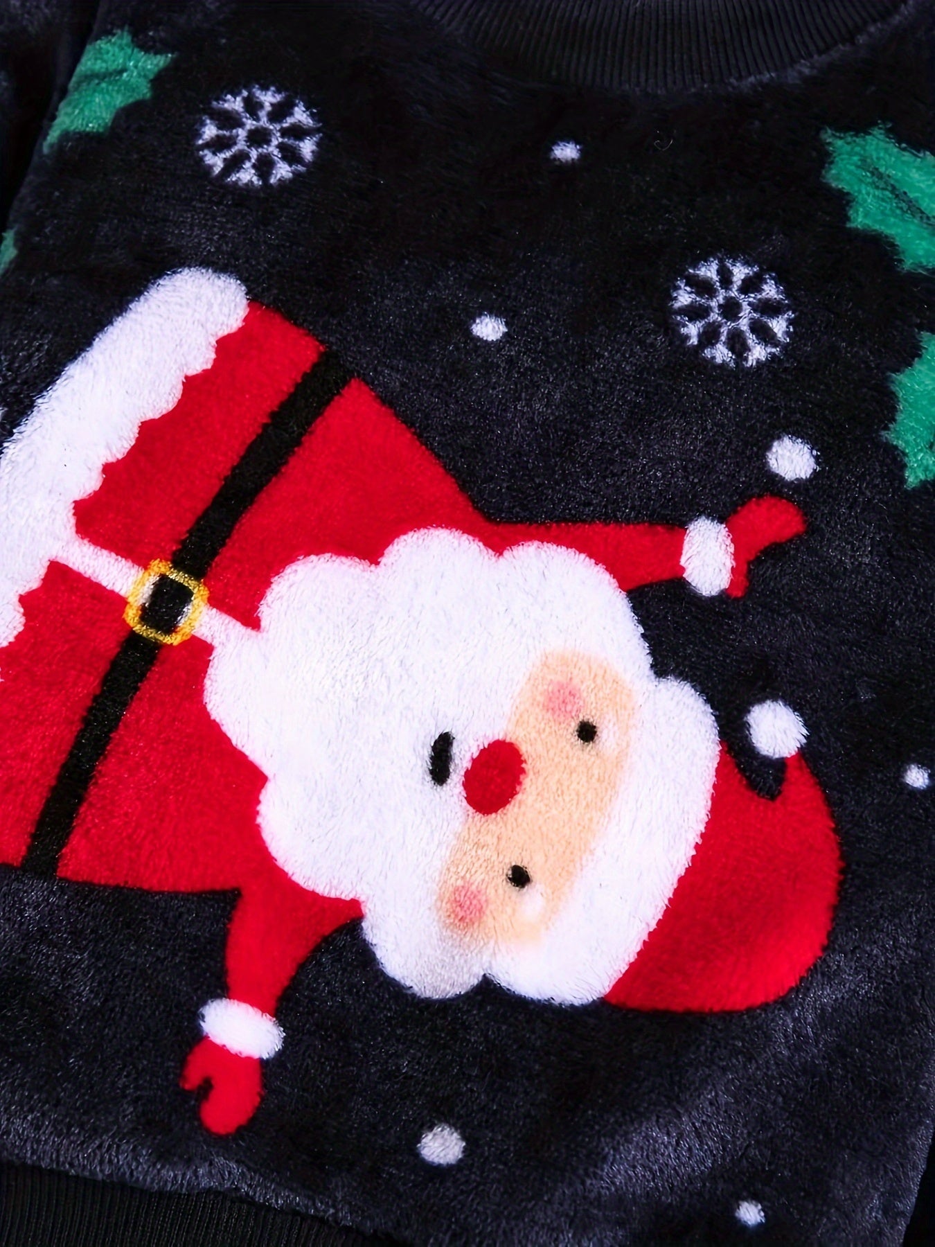 Cute Christmas Fleece Set for Kids - For a Festive Look