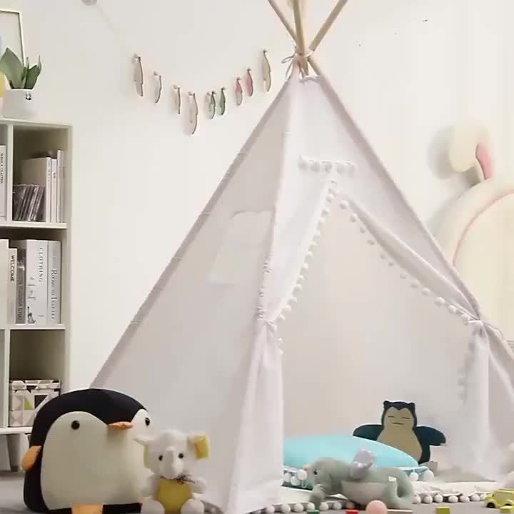 KiddieTipi Multifunctional Tipi Tent - Soft Tents for Indoor and Outdoor Use
