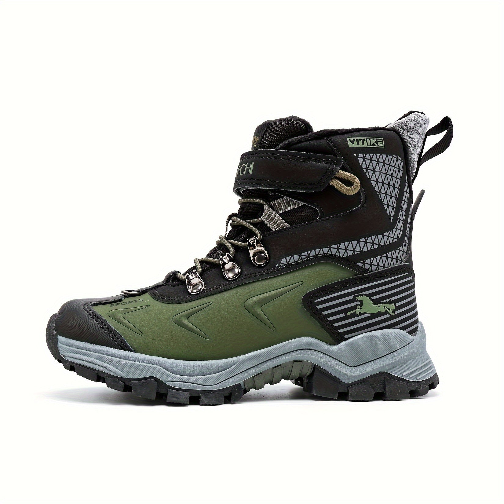 Women's High-Top Snow Boots – Non-Slip Walking Shoes with Warm Lining