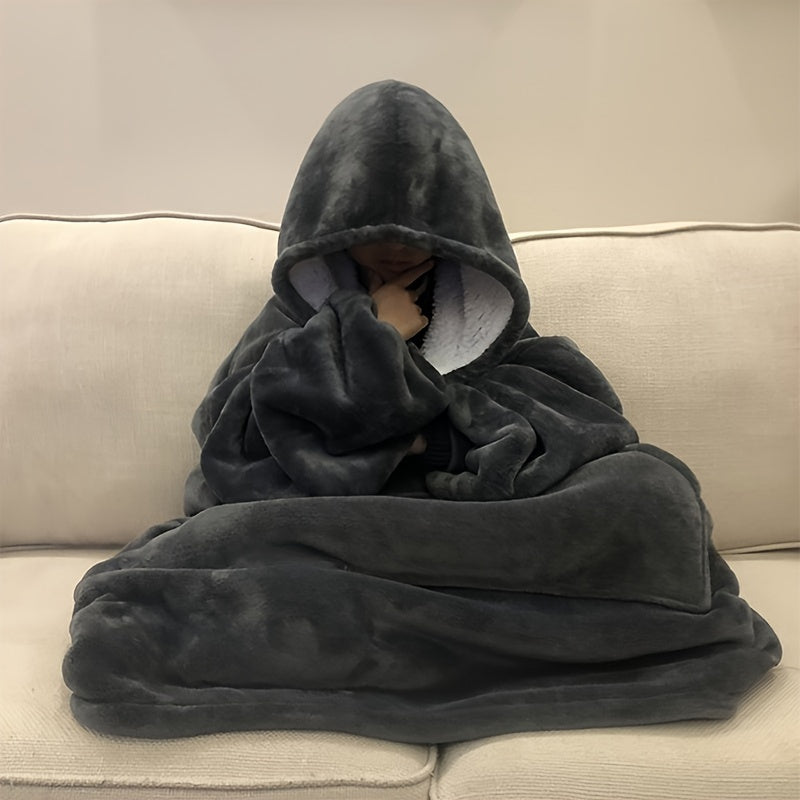 Luna Sherpa Hoodie Blanket - Ultra Soft and Comfortable for the Coldest Days
