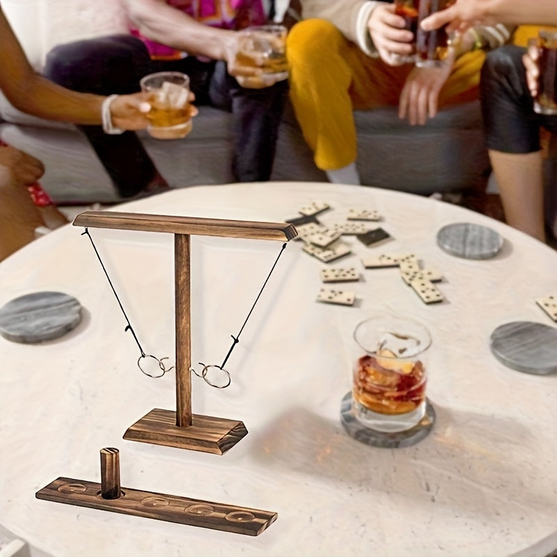 Wooden Ring Toss Game – Traditional and Challenging