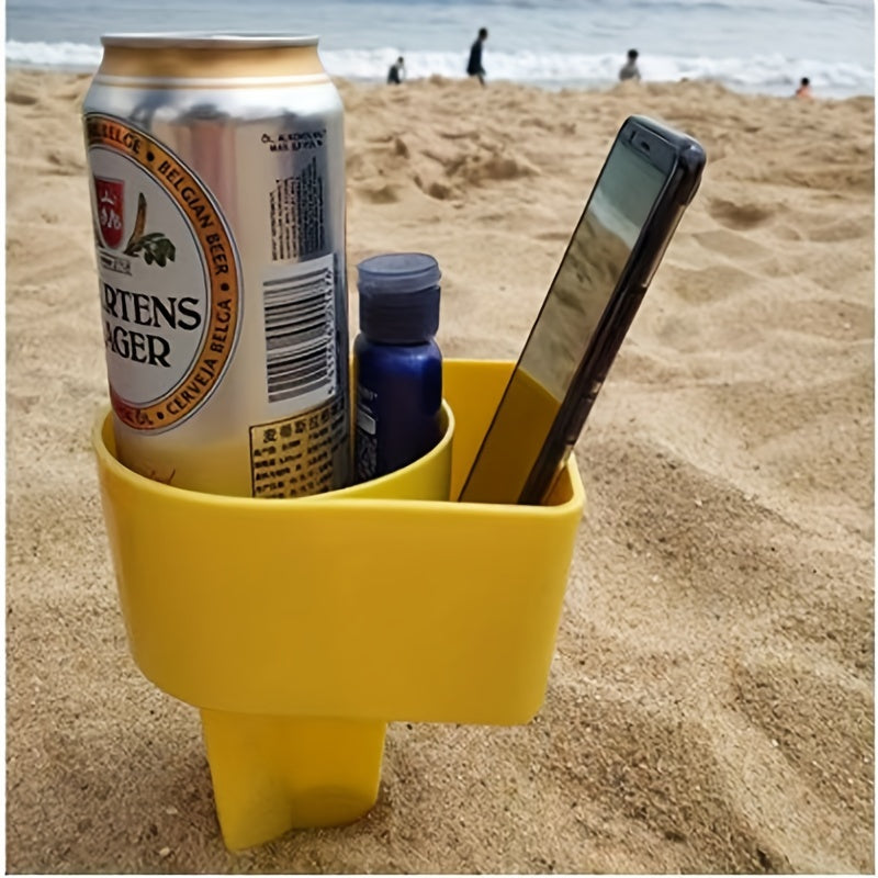 Beach Cup Holder Set – Perfect for Drinks and Snacks During Your Beach and Picnic Adventures