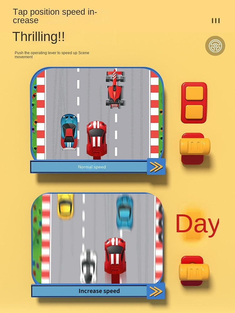 Kids Racing Game - Interactive Toy with Steering Wheel