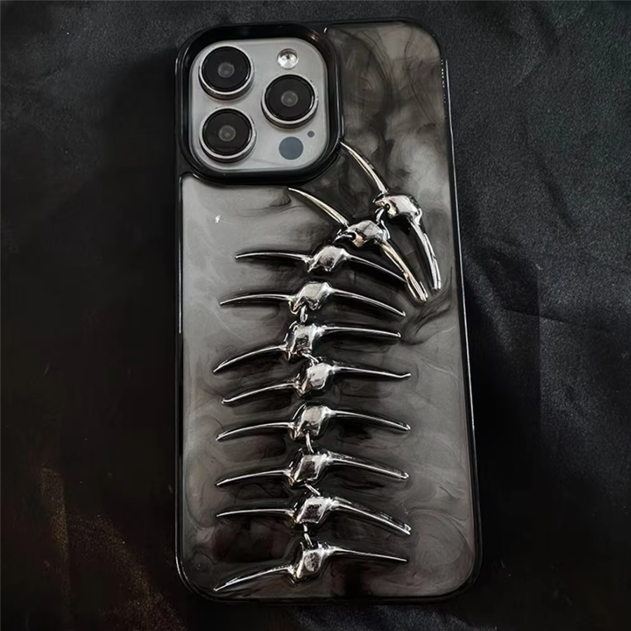 3D Herringbone Design Phone Case – Tough and Protective