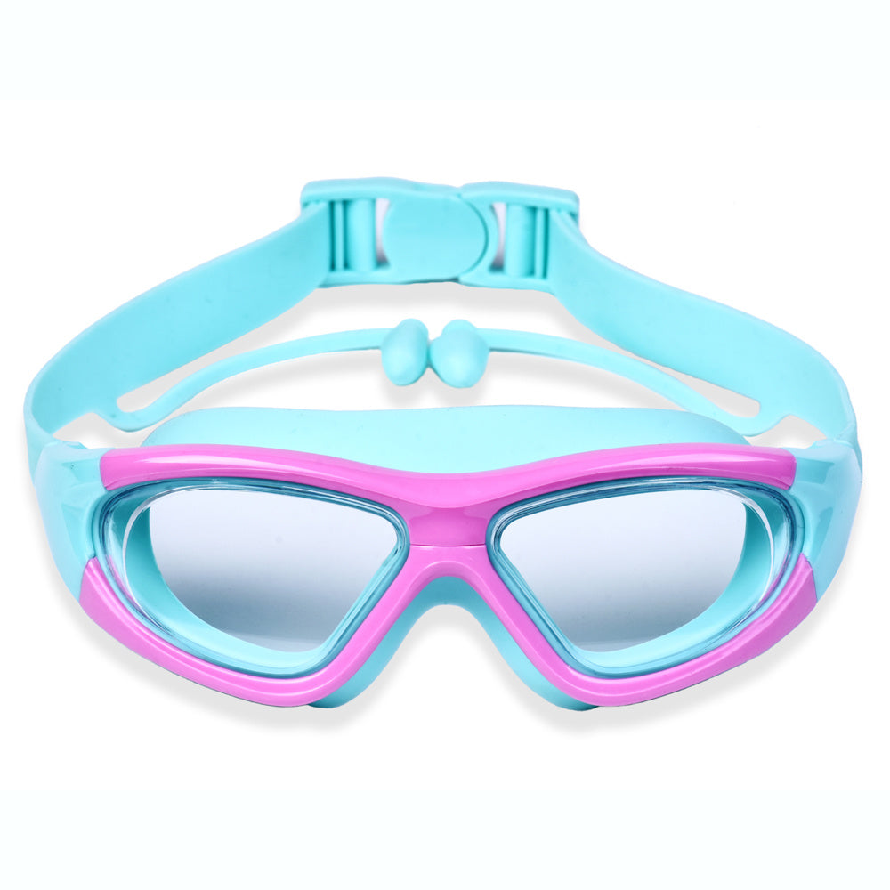 Kids Swim Goggles with Large Frame – Comfortable & Anti-Fog for Swimming Fun