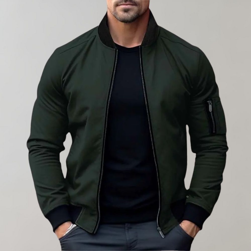 Lightweight Men’s Bomber Jacket – Breathable and Stylish Spring Wear