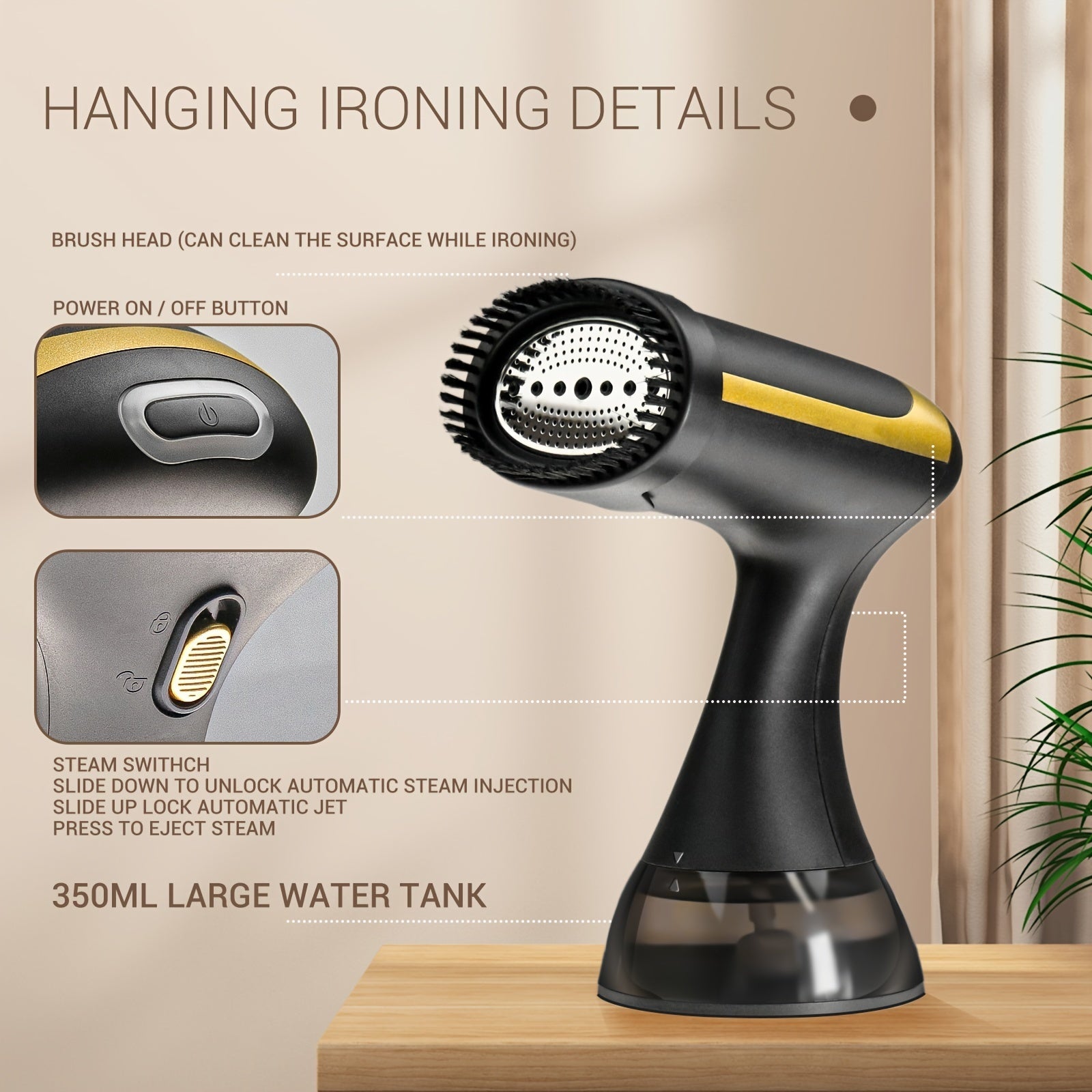 Portable Handheld Steam Iron – Efficient and User-Friendly for Home and Travel