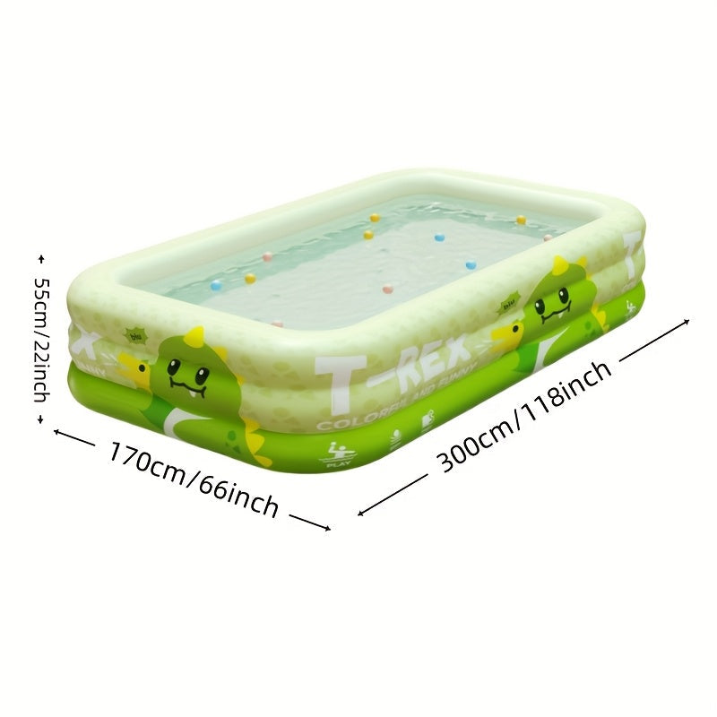 Dino Inflatable Pool – Safe, Playful, and Comfortable