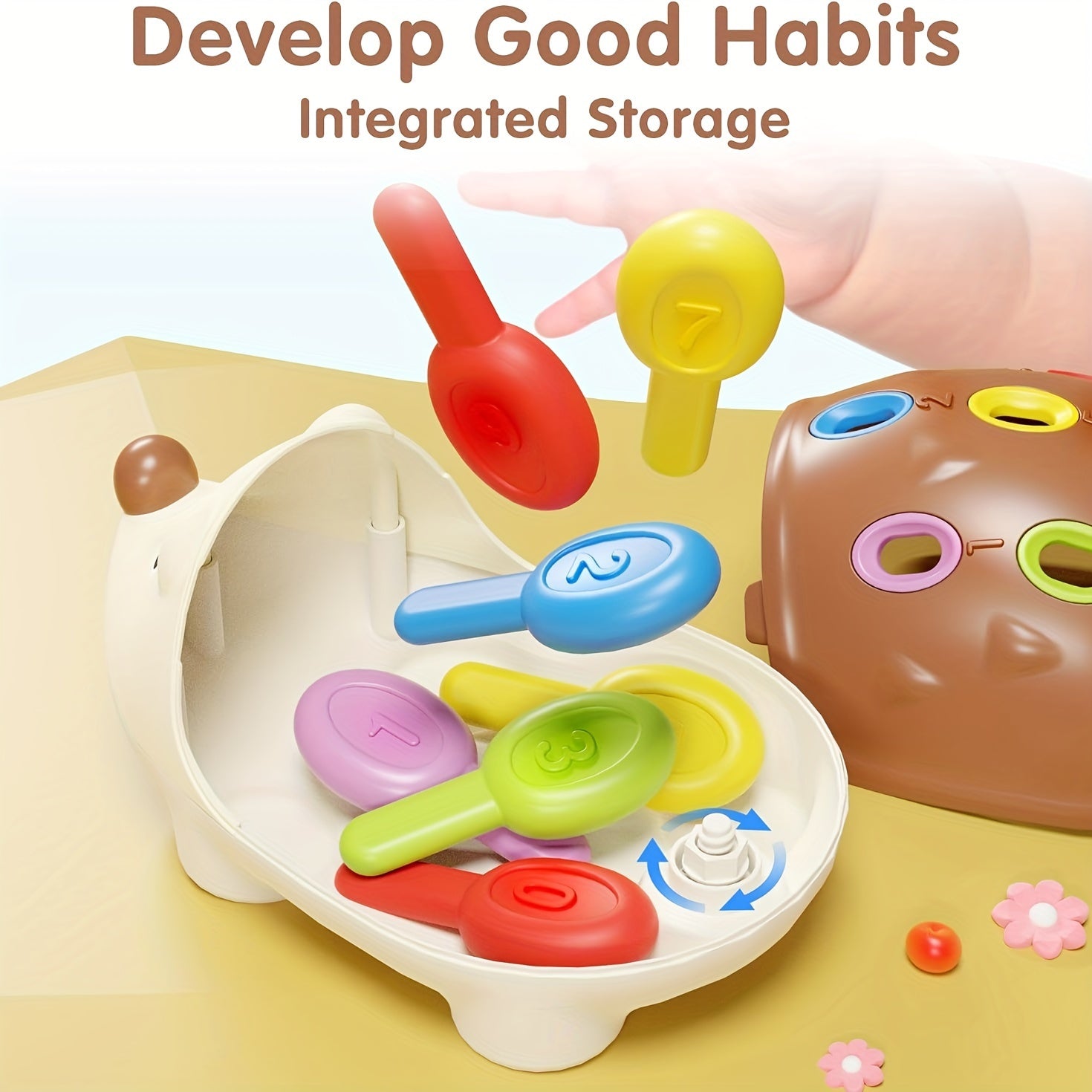 Cute Hedgehog Educational Toy – Learn and Play