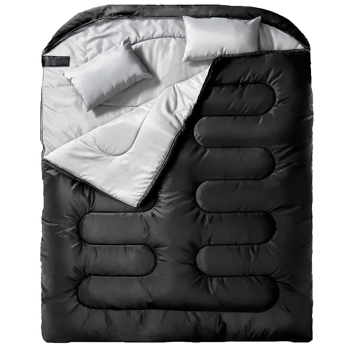 Deluxe 2-in-1 Camping Sleeping Bag with Pillow – Perfect for Camping and Outdoor Adventures