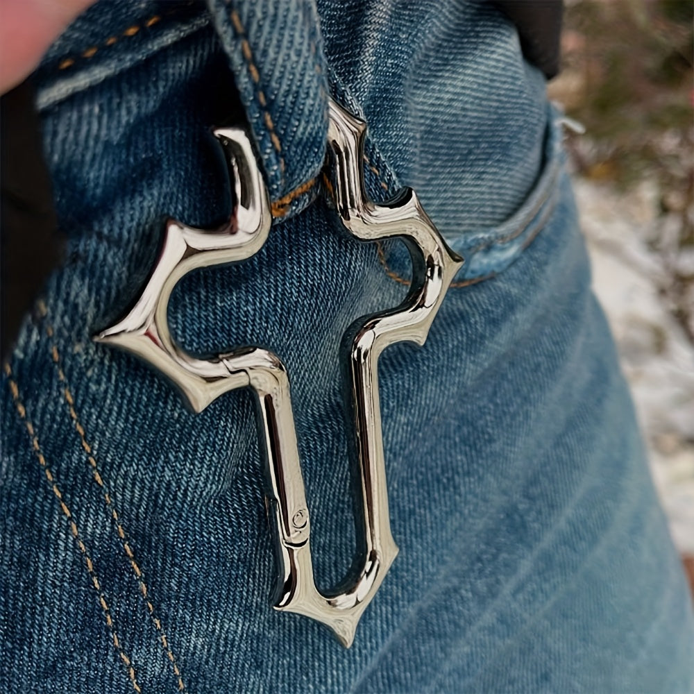 Robust Star-Shaped Keychain – Functional and Stylish Accessory