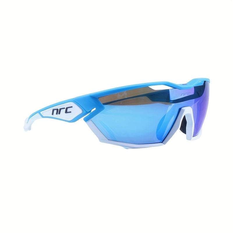 Polycarbonate Bicycle Glasses with 3 Lenses – Windproof Glasses for Cycling, Running, and Outdoor Activities